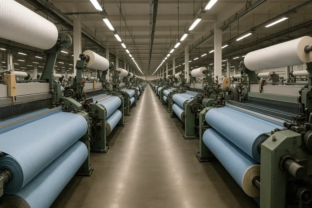 High-speed looms weaving technical fabrics